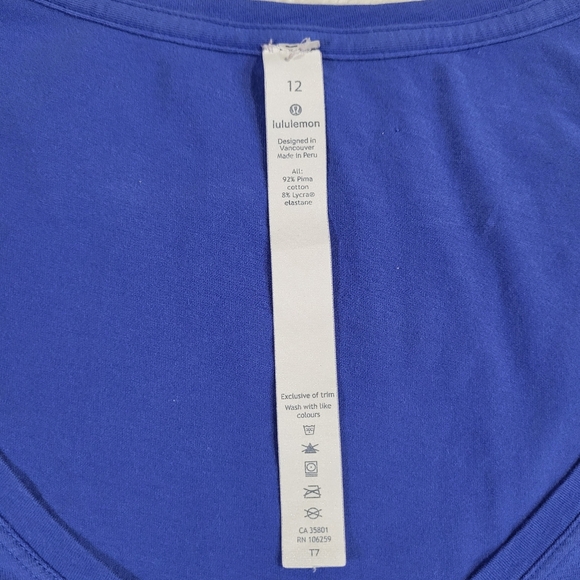 lululemon athletica‎ Blue Short Sleeve Tee - Picture 8 of 15
